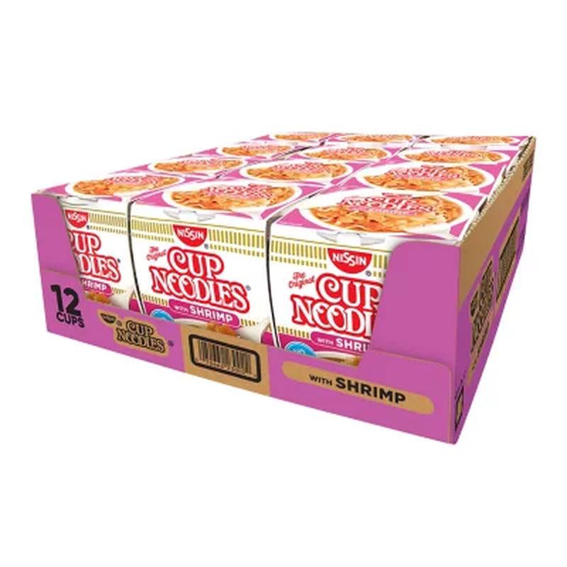 Nissin Shrimp Cup Noodles (12 Pk.)