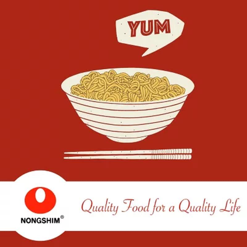 Nongshim Premium Tonkotusu Kuromayu Noodle Soup (6 Pk.)