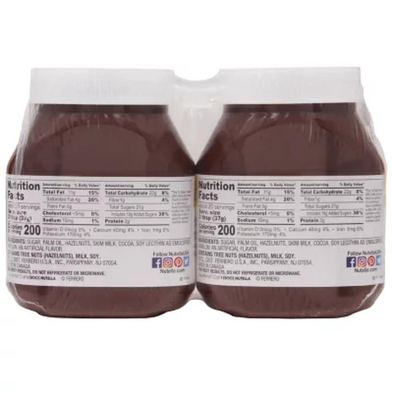 Nutella Hazelnut Spread Twin Pack (26.5 Oz., 2 Pk.)