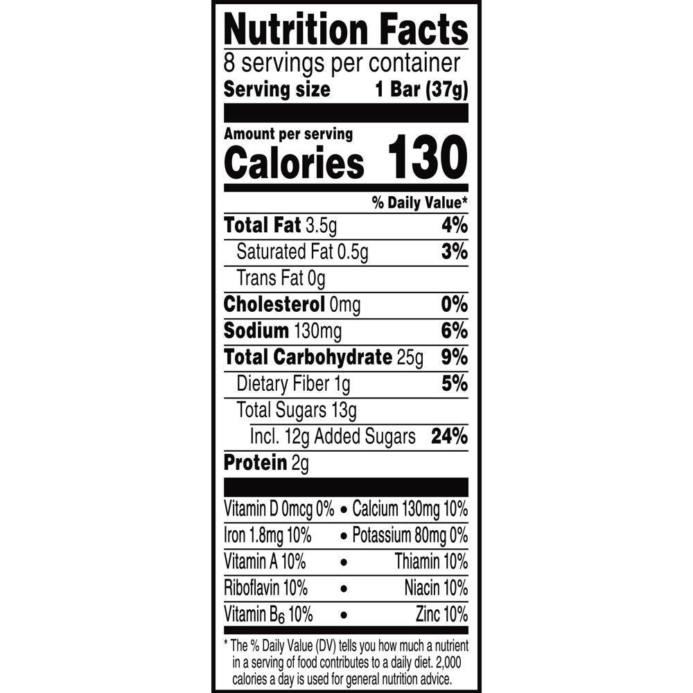 Nutri-Grain Blueberry Chewy Soft Baked Breakfast Bars, 10.4 Oz, 8 Count