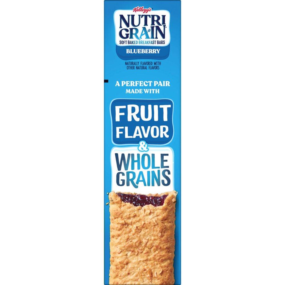 Nutri-Grain Blueberry Chewy Soft Baked Breakfast Bars, 10.4 Oz, 8 Count