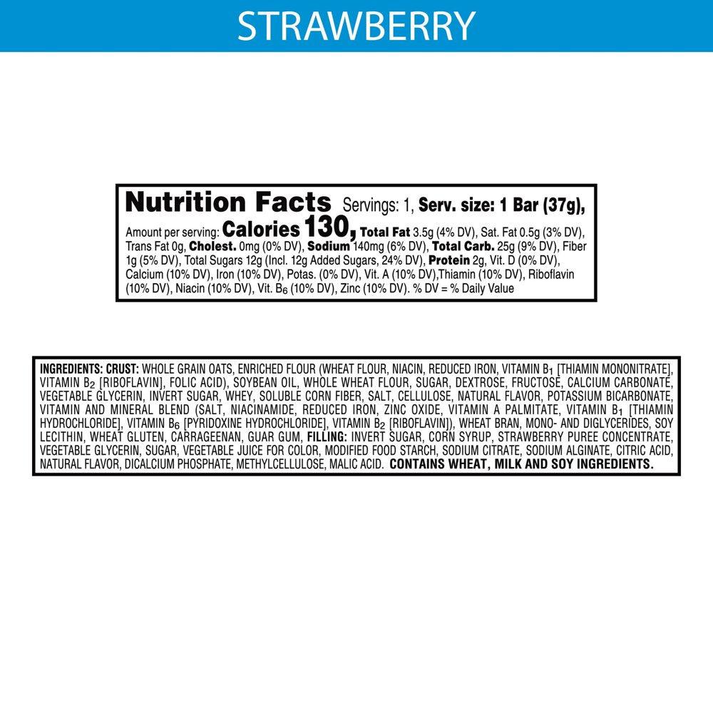 Nutri-Grain Strawberry Chewy Soft Baked Breakfast Bars, 1.3 Oz