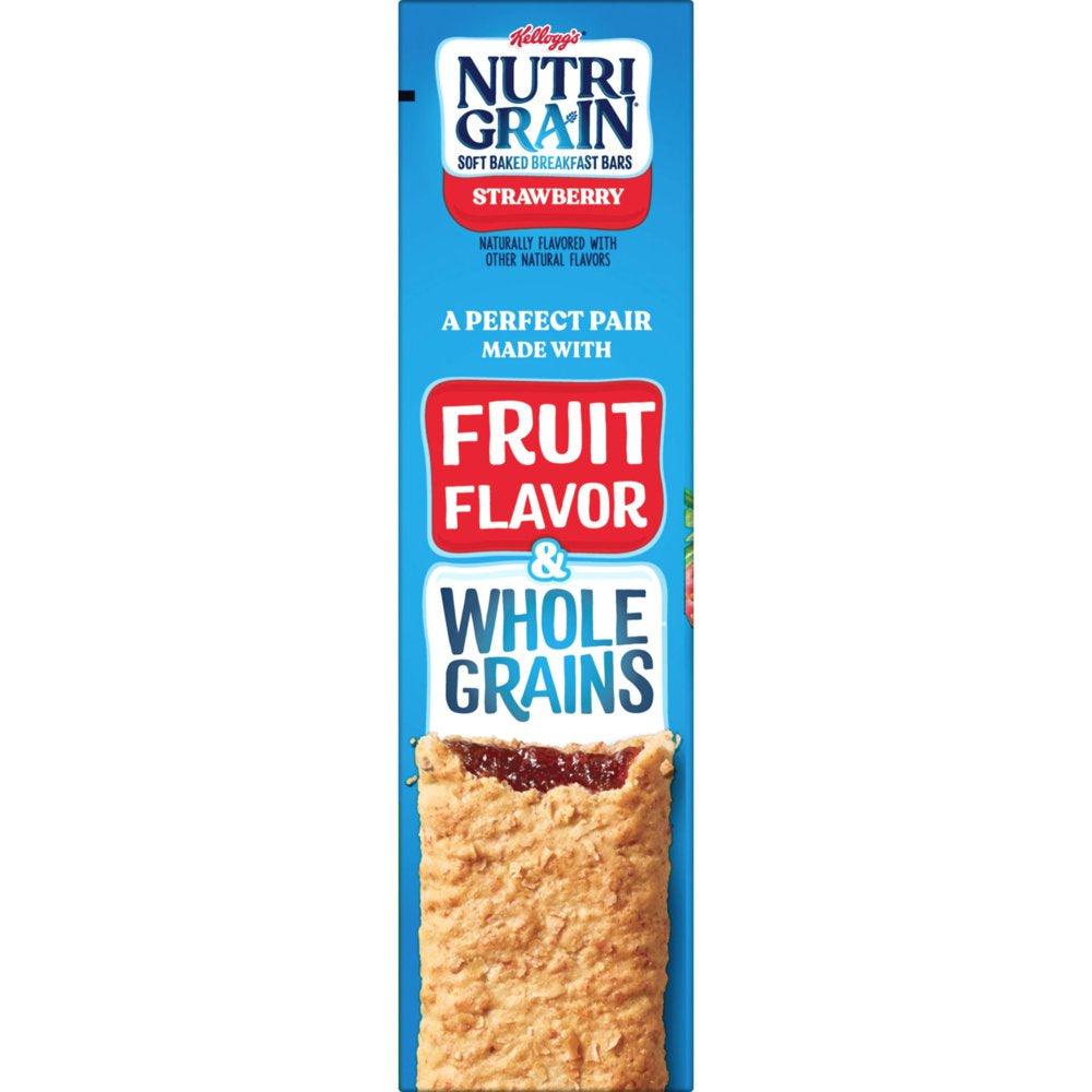 Nutri-Grain Strawberry Chewy Soft Baked Breakfast Bars, 10.4 Oz, 8 Count