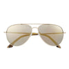 O'Neill Aviator Polarized Sunglasses, Matte Gold, Vita