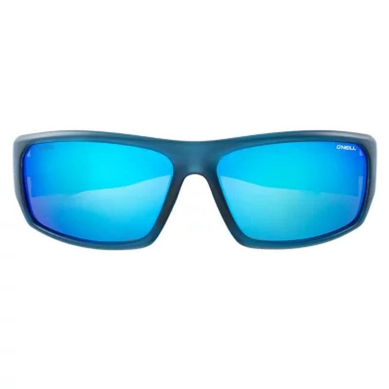 O'Neill Modified Rectangle Polarized Sunglasses, Sultans, Matte Blue