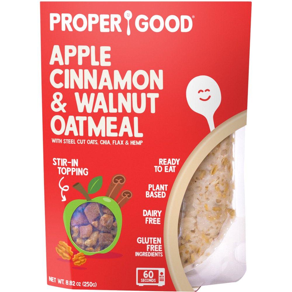 Oatmeal, Apple Cinnamon & Walnut, Steel Cut Oats, 8.8 Oz