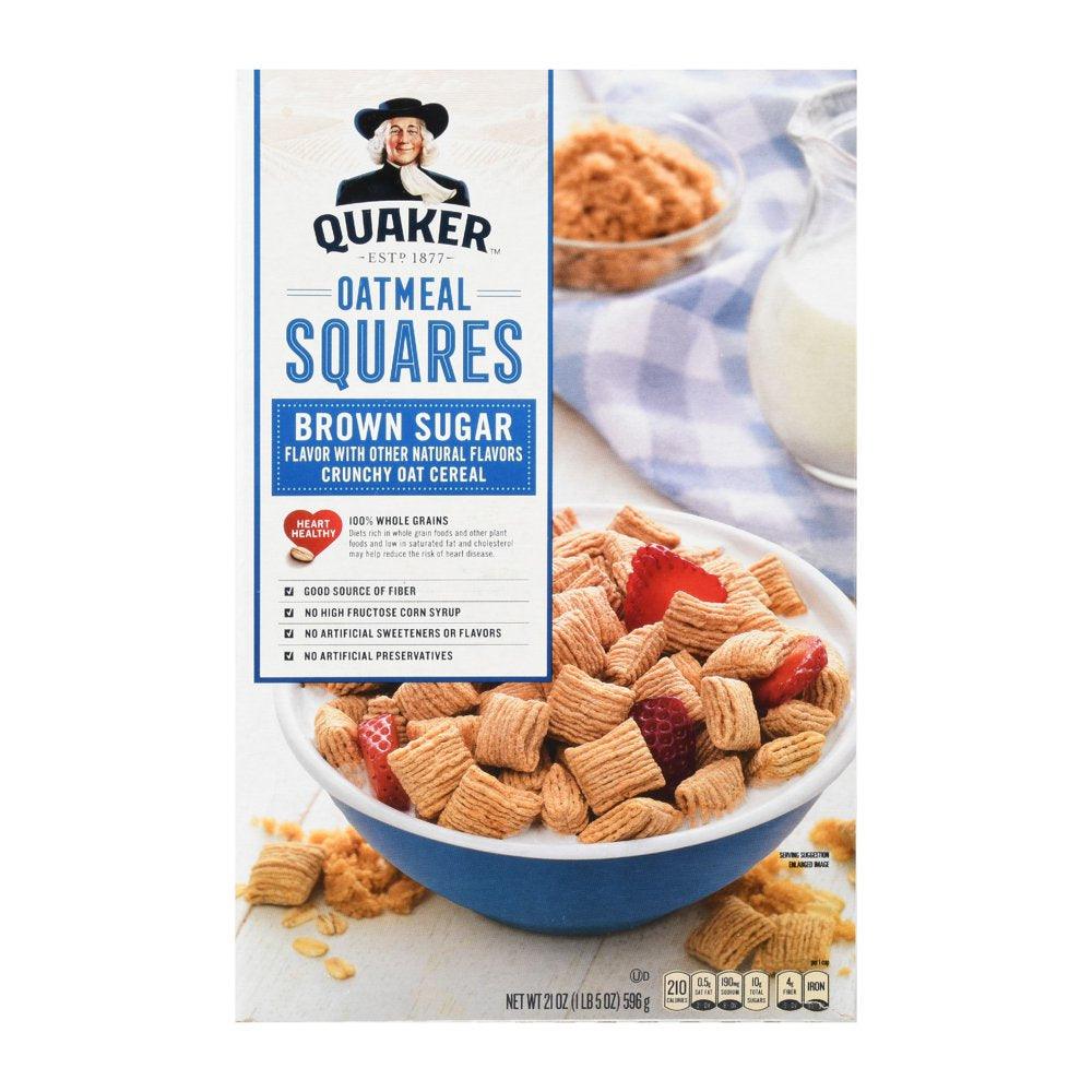 Oatmeal Squares Brown Sugar, 21 Oz