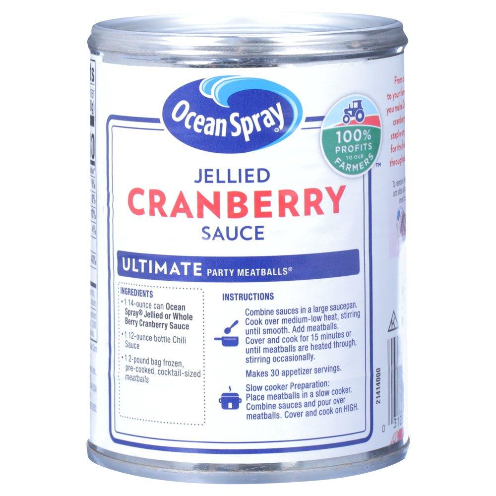 Ocean Spray Jellied Cranberry Sauce, 14 Oz Can