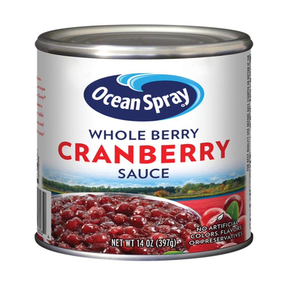 Ocean Spray Whole Berry Cranberry Sauce, 14 Oz