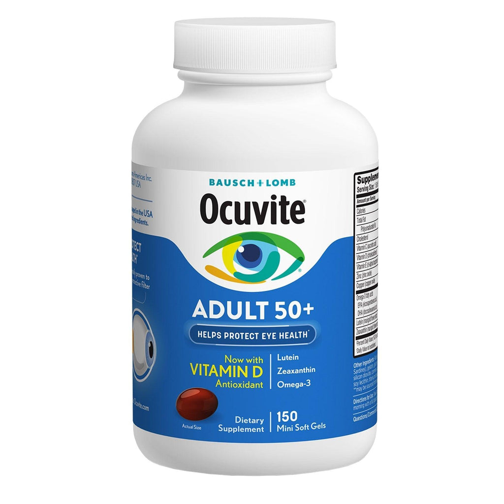 Ocuvite Adult 50+, 150 Soft Gels