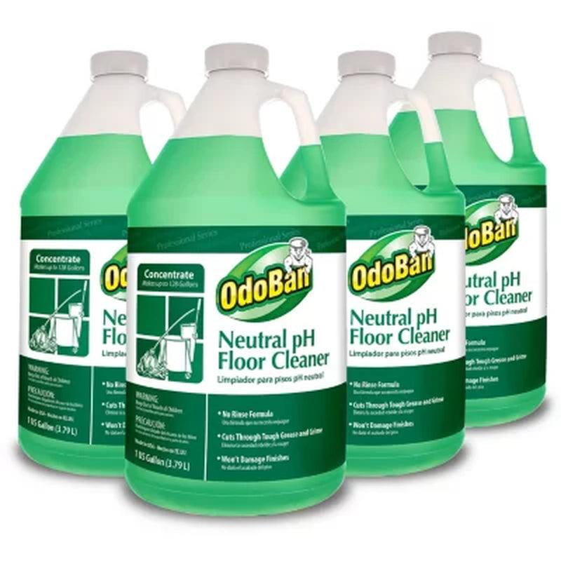 Odoban Neutral Ph Floor Cleaner Concentrate (1 Gal., 4 Pk.)