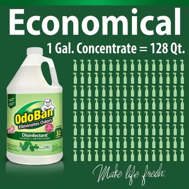 Odoban Odor Eliminator and Disinfectant Concentrate, Eucalyptus Scent (4 Pk.)