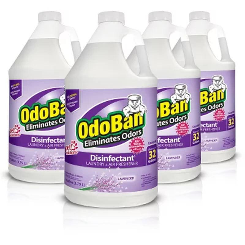 Odoban Odor Eliminator and Disinfectant Concentrate, Lavender (4 Pk.)