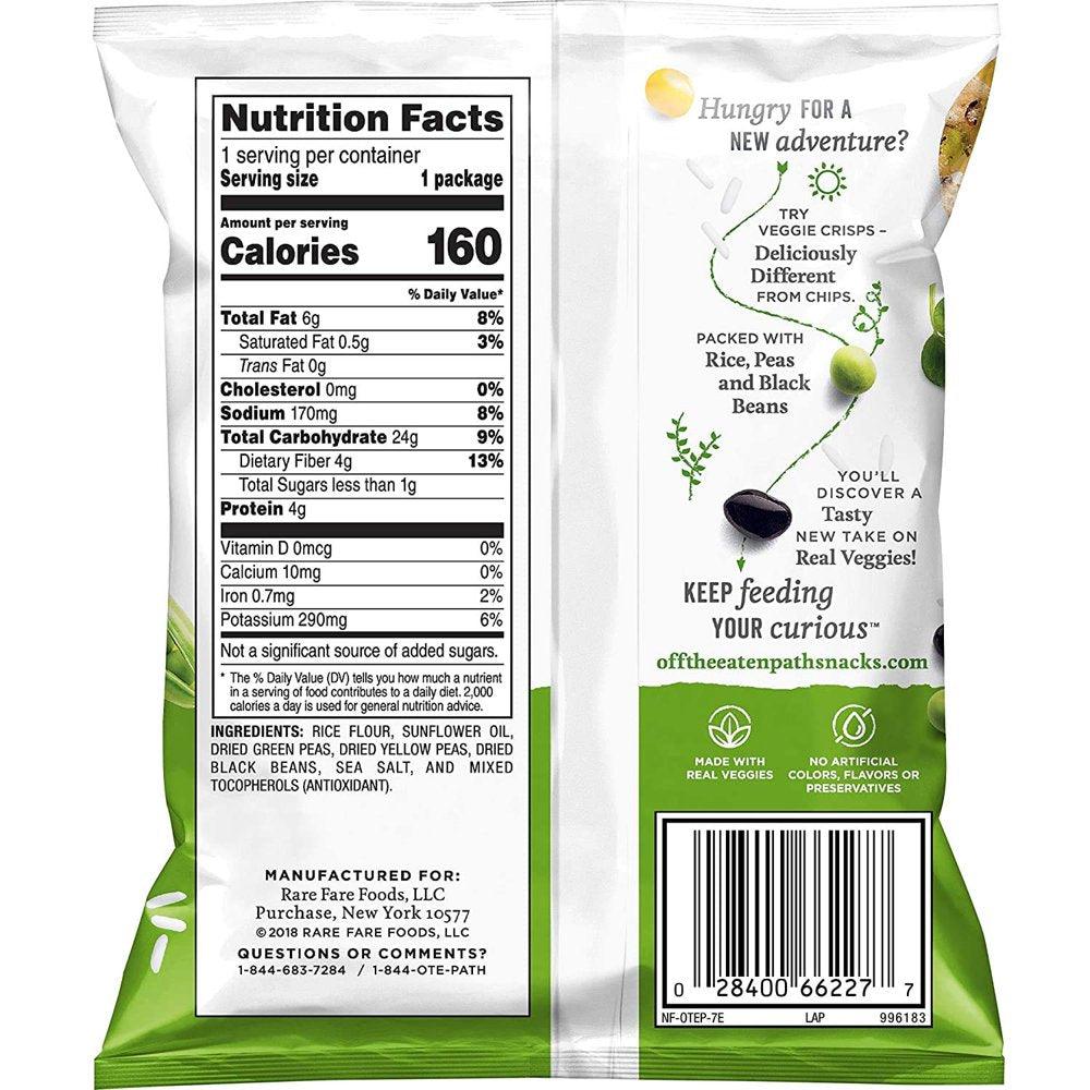 Off the Eaten Path Mosaic Veggie Crisps, 1.25 Oz Bags, 16 Count