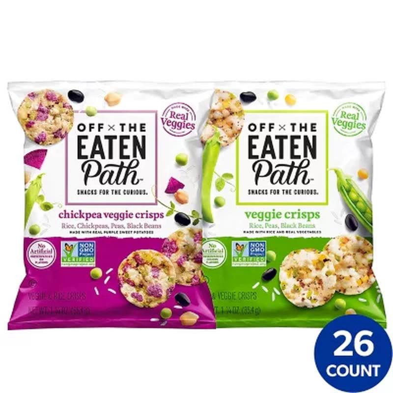 Off the Eaten Path Veggie Crisps Mix Flavor Variety Pack (1.25 Oz., 26 Ct.)