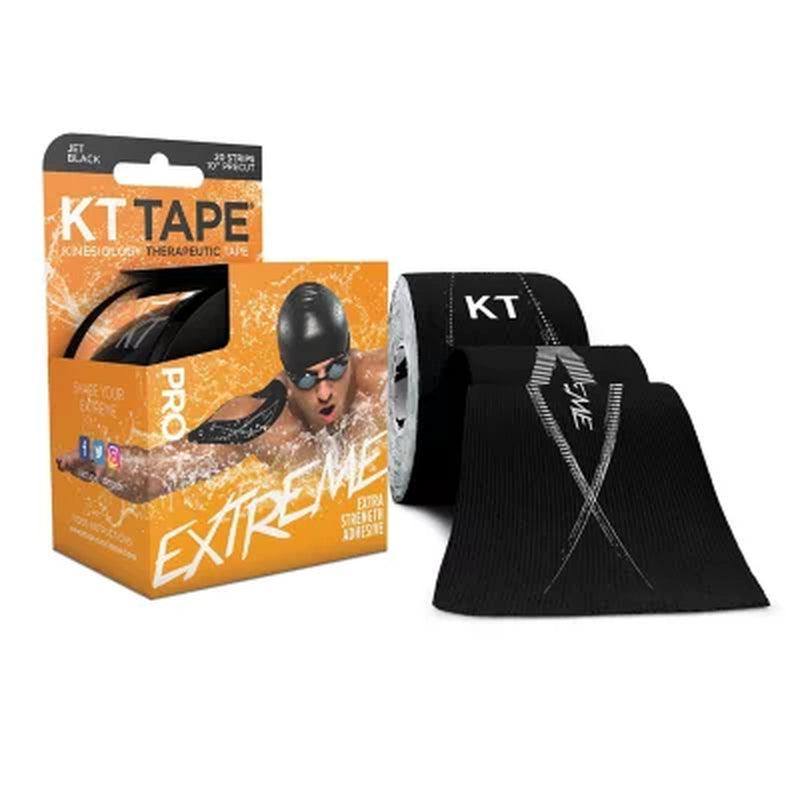 OFFLINE - KT Tape Pro Extreme Synthetic Precut Kinesiology Tape Black (20Ct.)