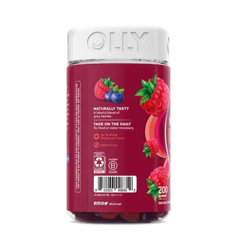 OLLY Women'S Multivitamin Gummy, Health & Immune Support, Berry (200 Ct.)