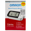 OMRON 7 Series Upper Arm Bluetooth Blood Pressure Monitor with AC Adapter