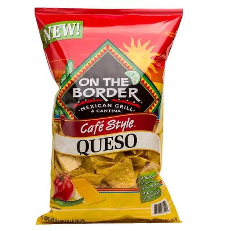 On the Border Café Style Queso Flavored Tortilla Chip (20 Oz.)