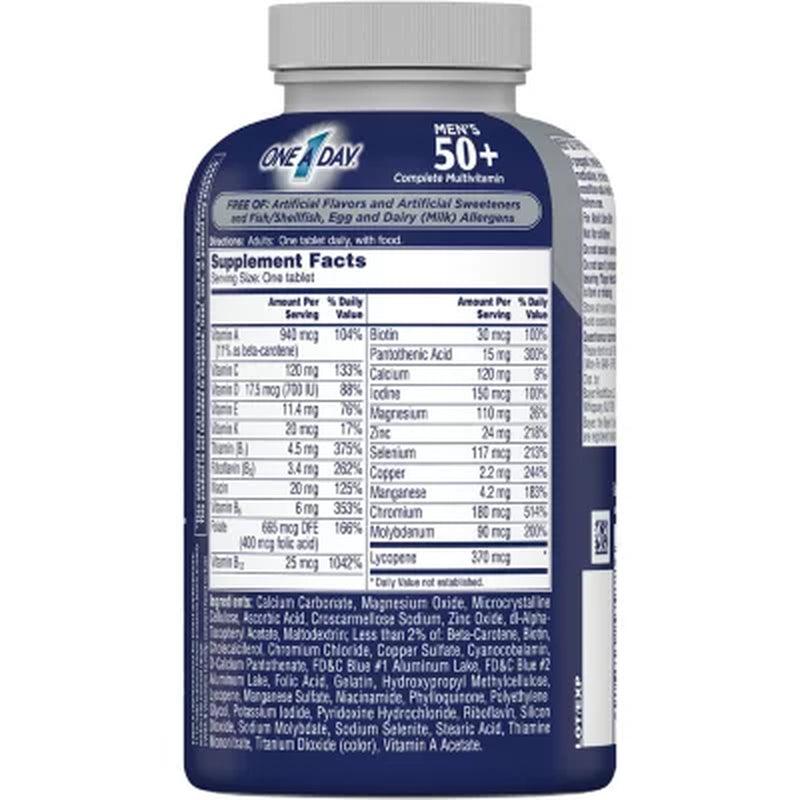 One a Day Men'S 50+ Healthy Advantage Multivitamin (300 Ct.)