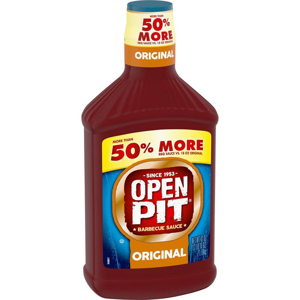 Open Pit Blue Label Original Barbecue Sauce, Value Size, 42 Oz.