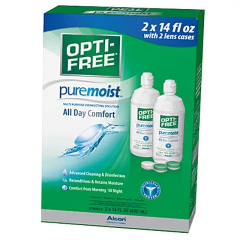 Opti-Free Puremoist with 2 Lens Cases (14 Oz., 2 Pk.)