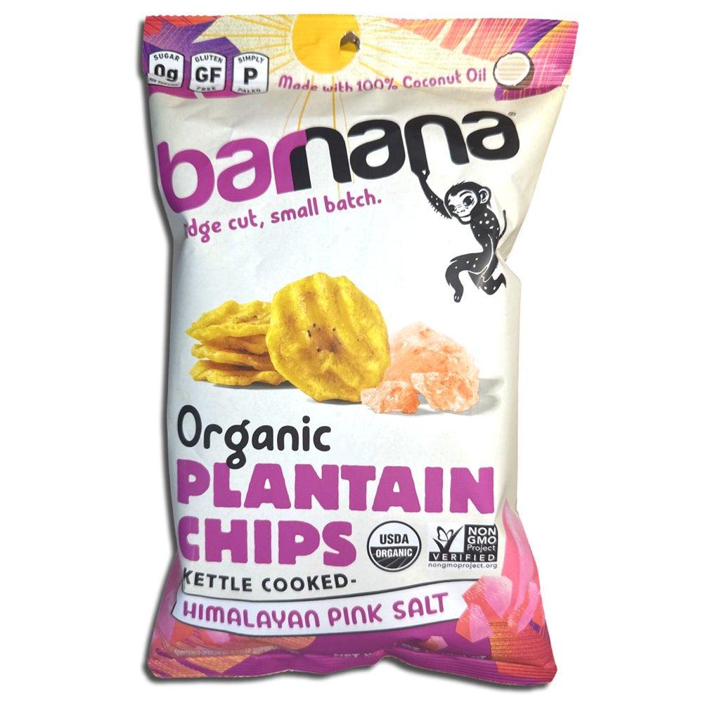 | Organic Plantain Chips Variety Pack by Barnana | Lime, Salt & Vinegar, Pink Sea Salt, Spicy Mango | 5 Oz | Value Pack of 4