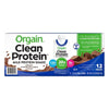 Orgain Clean Protein Grass Fed Shake, Creamy Chocolate Fudge (12 Ct.)