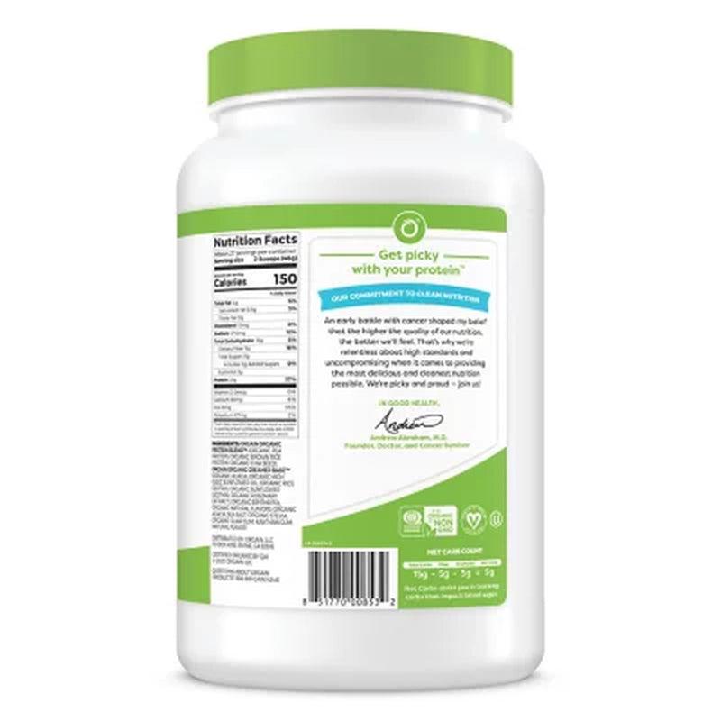 Orgain Organic Protein Plant Based Powder, Choose Your Flavor (2.74 Lbs.)