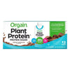 Orgain Plant Based Protein Shake, Chocolate (11 Fl. Oz. 12 Pk.)