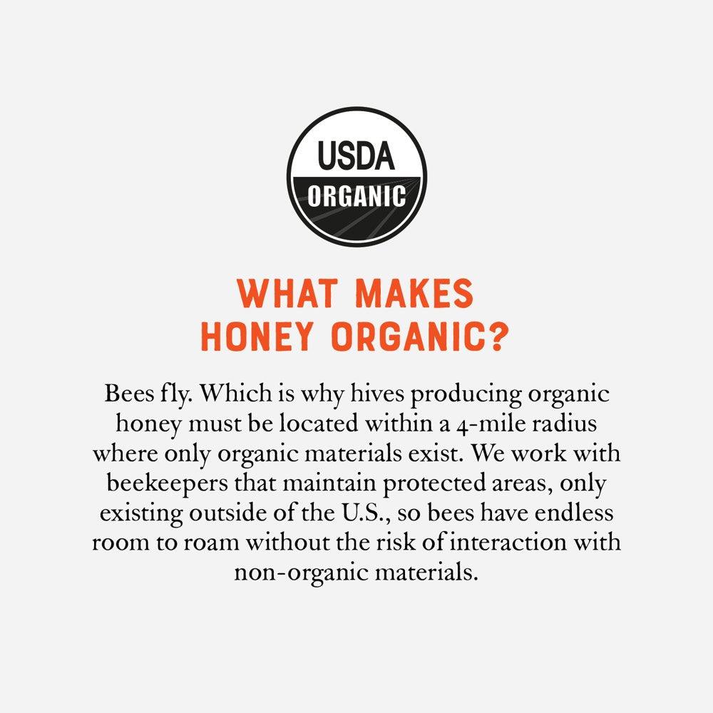 Organic Honey: 100% Pure, Raw and Unfiltered Honey - 16 Fl Oz