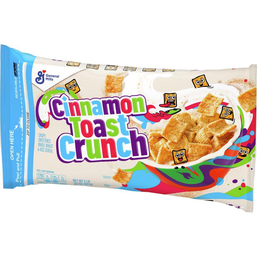 Original Cinnamon Toast Crunch Breakfast Cereal, 32 OZ Cereal Bag