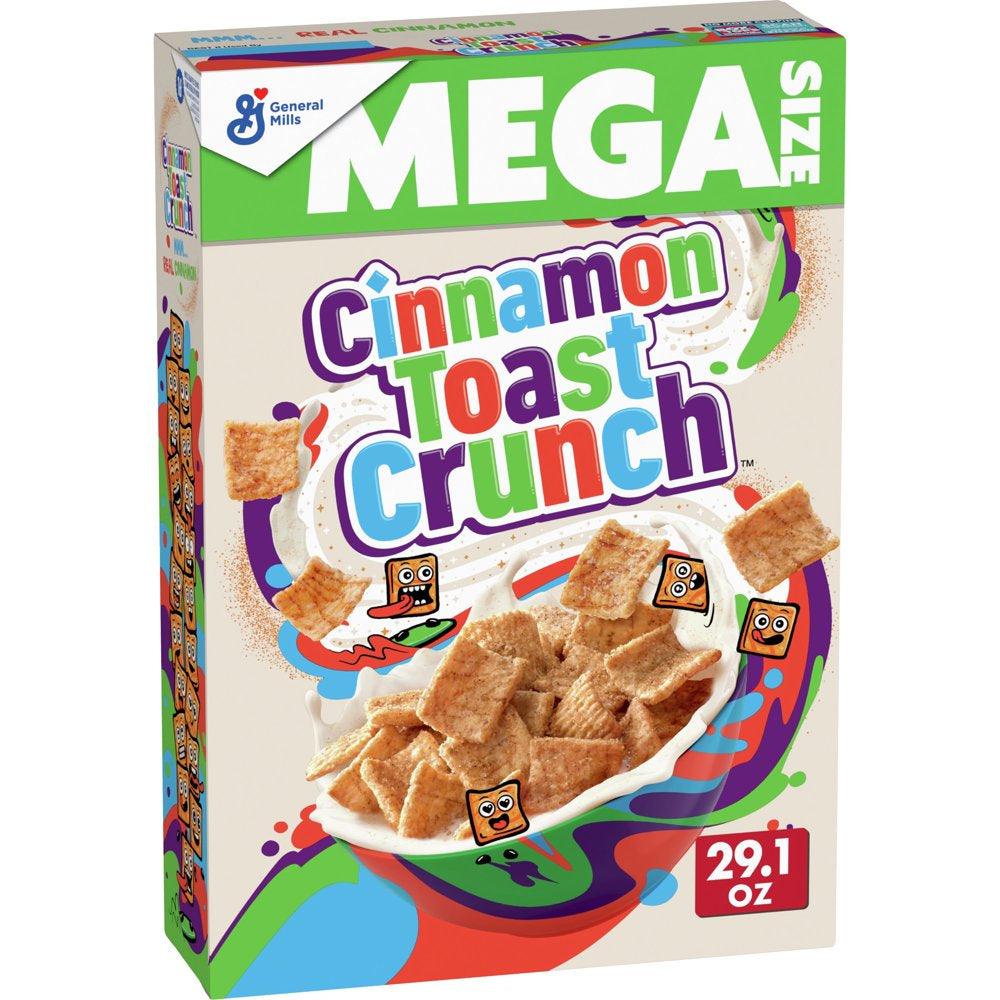 Original Cinnamon Toast Crunch Breakfast Cereal,Â 29.1 OZ Mega Size Box