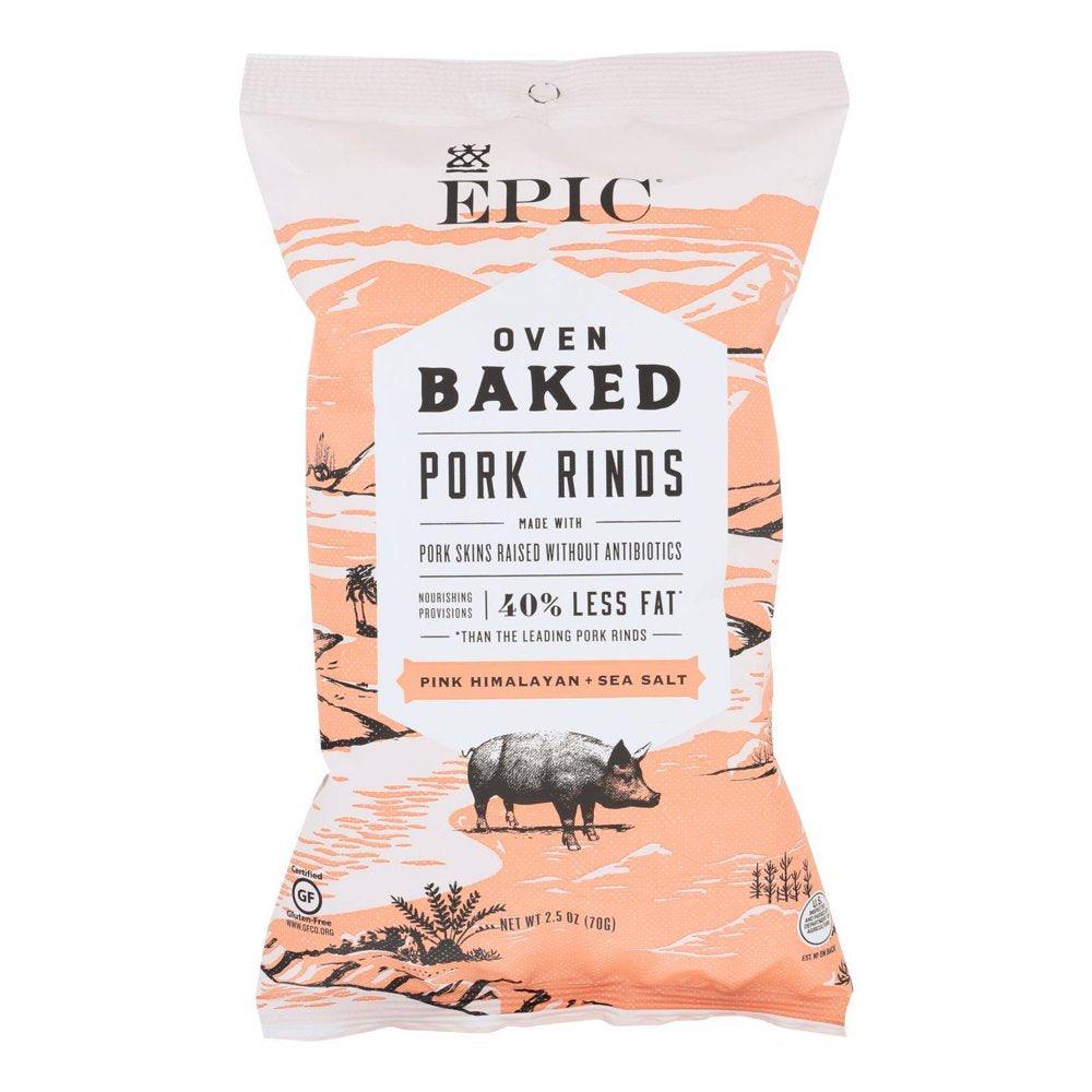 Oven Baked Pork Rinds - Case of 12 - 2.5 OZ