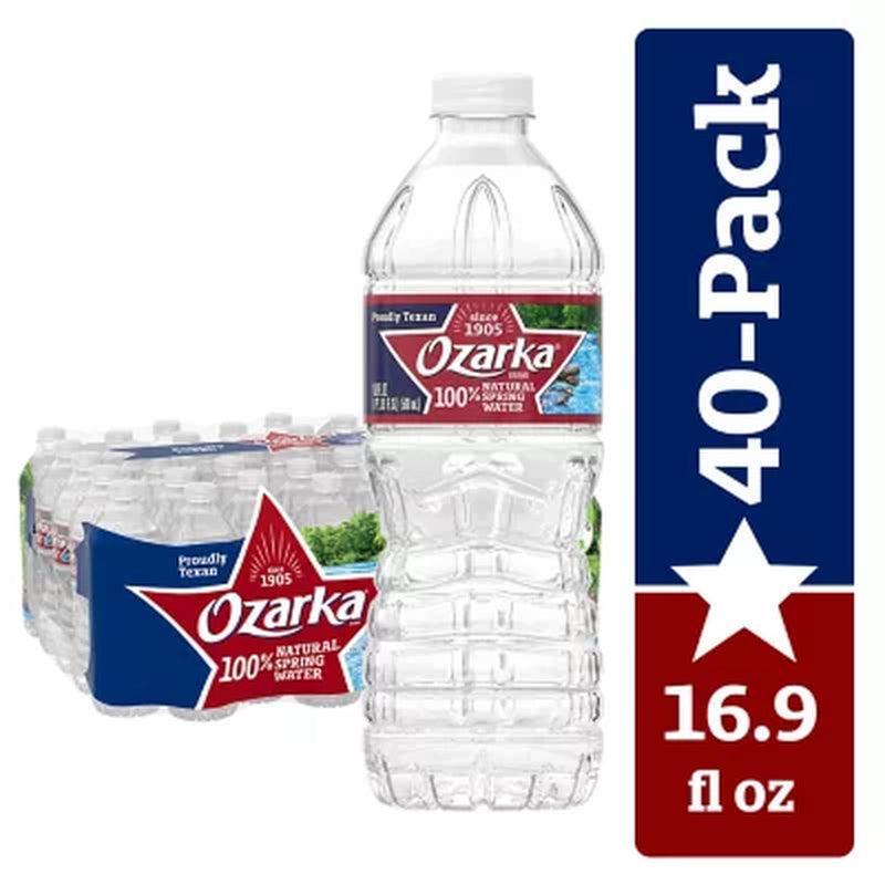 Ozarka 100% Natural Spring Water (16.9 Fl. Oz., 40 Pk.)