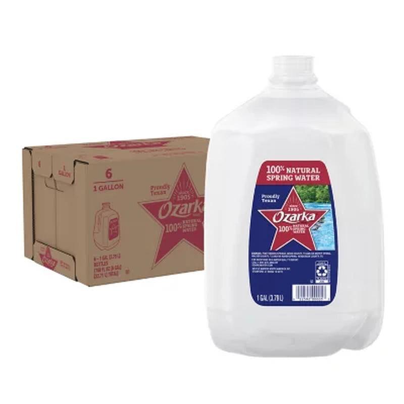 Ozarka 100% Natural Spring Water (1Gal / 6Pk)