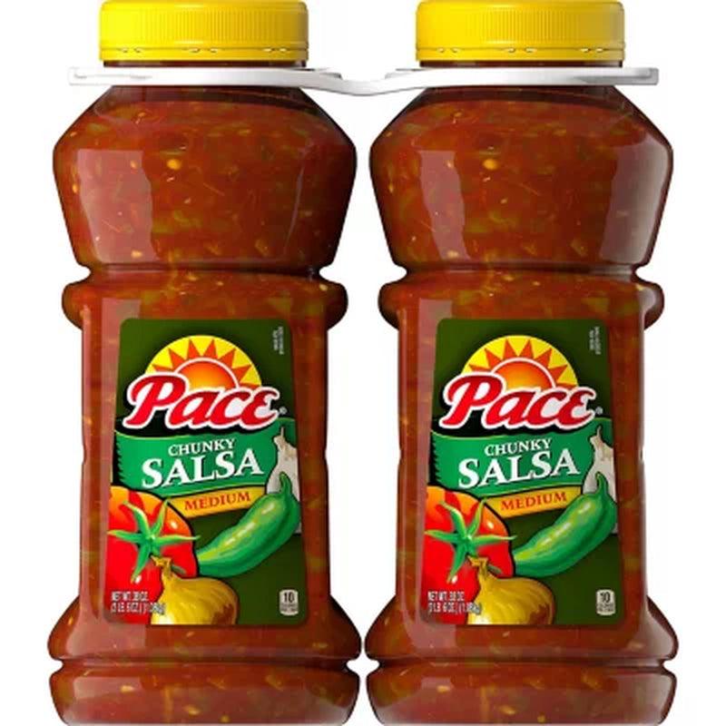 Pace Chunky Salsa, Medium (38 Oz., 2 Ct.)