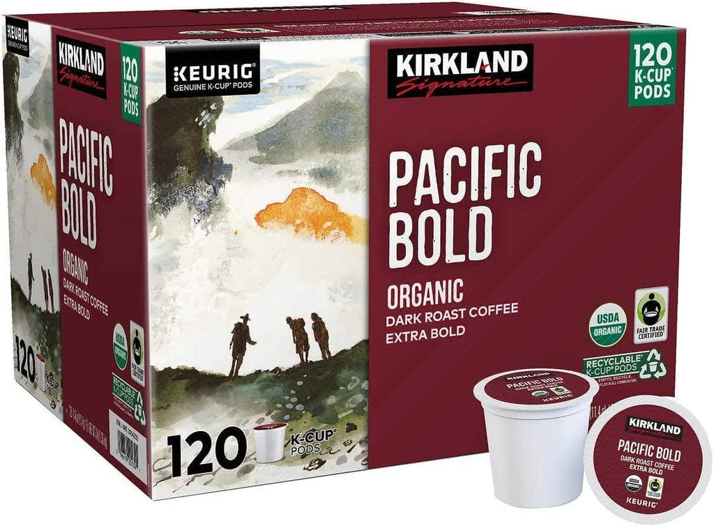 Pacific Bold Coffee, Dark, 120 K-Cup Pods