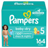 Pampers Baby Dry One-Month Supply Diapers (Choose Your Size)