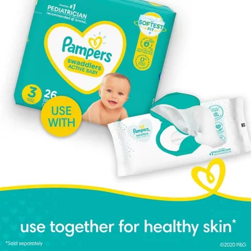 Pampers Baby Wipes, Sensitive Perfume Free, 14 Pop-Top Packs (1008 Ct.)