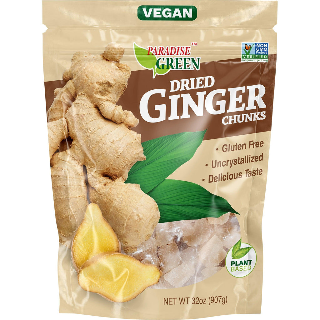 Dried Ginger Chunks, 32 Oz