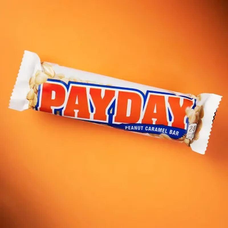 PAYDAY Peanut Caramel Candy, Individually Wrapped, Gluten Free, Bars (1.85 Oz., 10 Count)