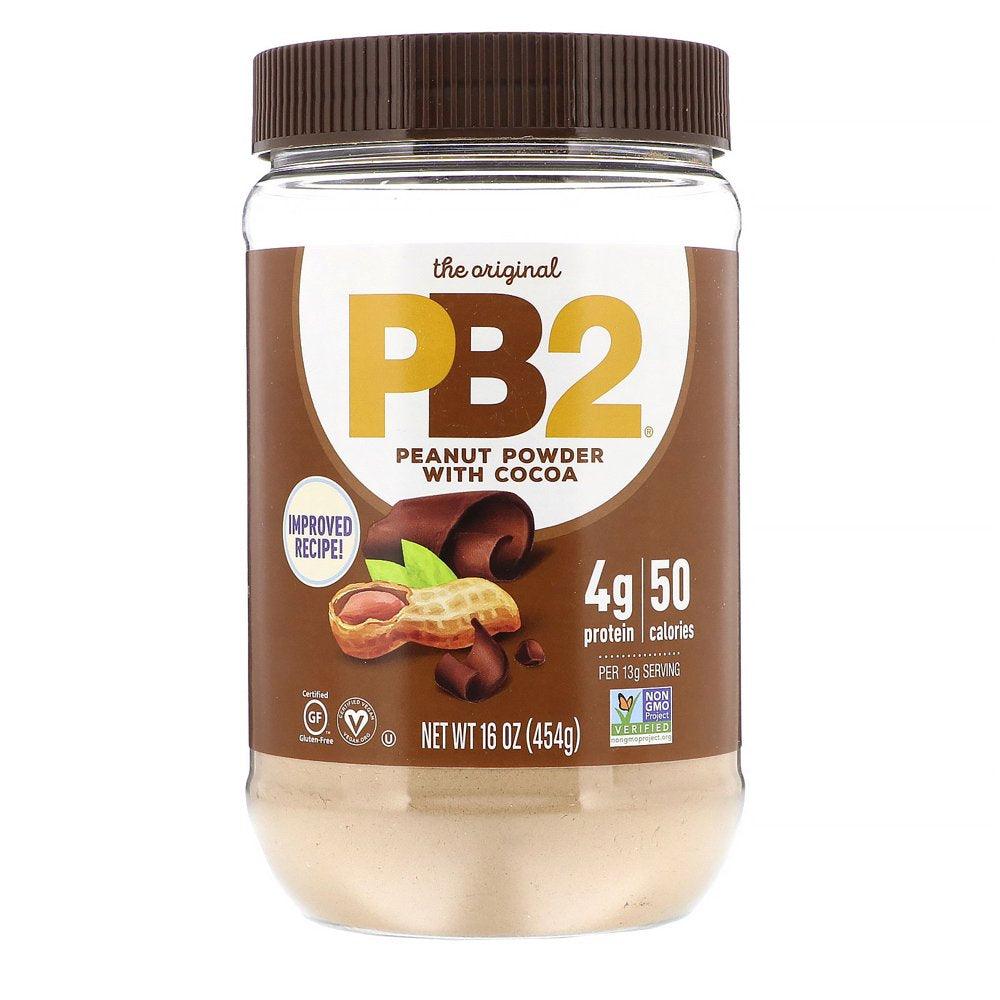 , PB2, Peanut Powder with Cocoa, 16 Oz