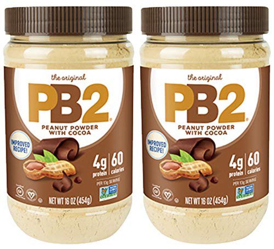 PB2 Powdered Peanut Butter with Cocoa Bundle, 16 Oz (2 Pack)