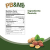 Pb&Me Powdered Peanut Butter - No Sugar Added - 1LB