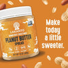 Peanut Butter Spread - Sweetened with Monk Fruit Sweetener, Keto Diet Friendly, Vegan, 2 Net Carbs, Non GMO, Sandwiches, Toast, Smoothies, Cereal, Oatmeal, and More - 10 Oz