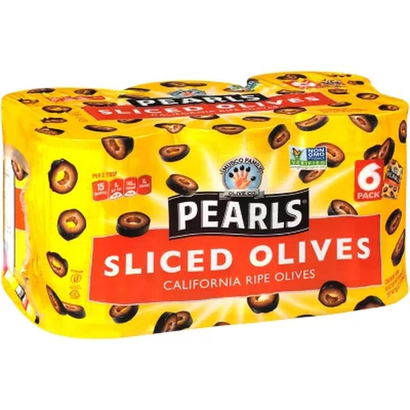 Pearls Sliced Olives (6.5 Oz., 6 Pk.)