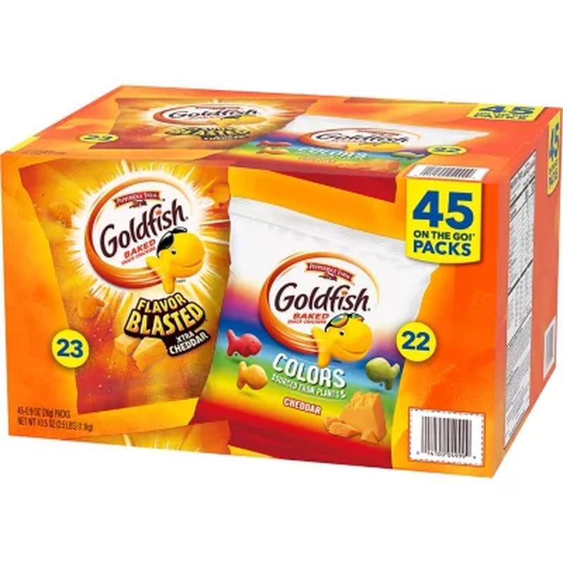 Pepperidge Farm Goldfish Variety Pack (0.9 Oz., 45 Pk.)