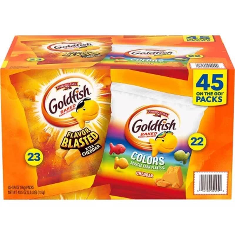 Pepperidge Farm Goldfish Variety Pack (0.9 Oz., 45 Pk.)