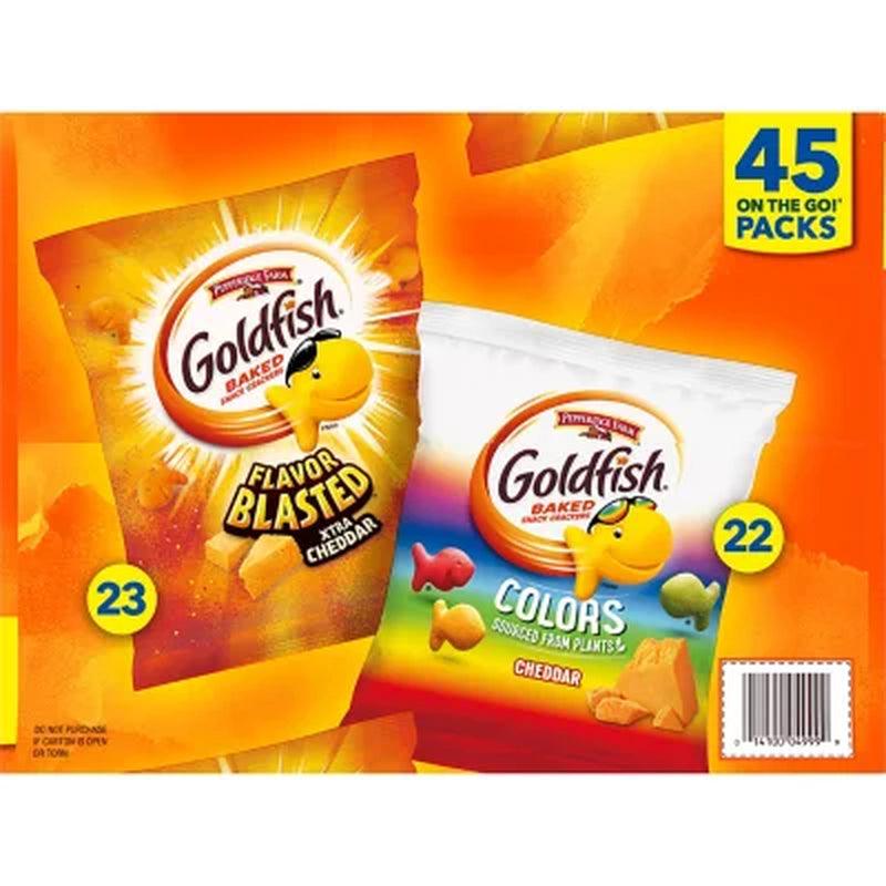 Pepperidge Farm Goldfish Variety Pack (0.9 Oz., 45 Pk.)